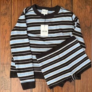 Reformation Cashmere Boyfriend Sweater Size XS and S shorts